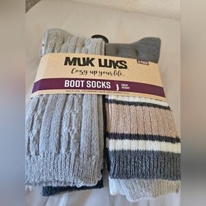 Muk Luks Women Boot Socks 6pack